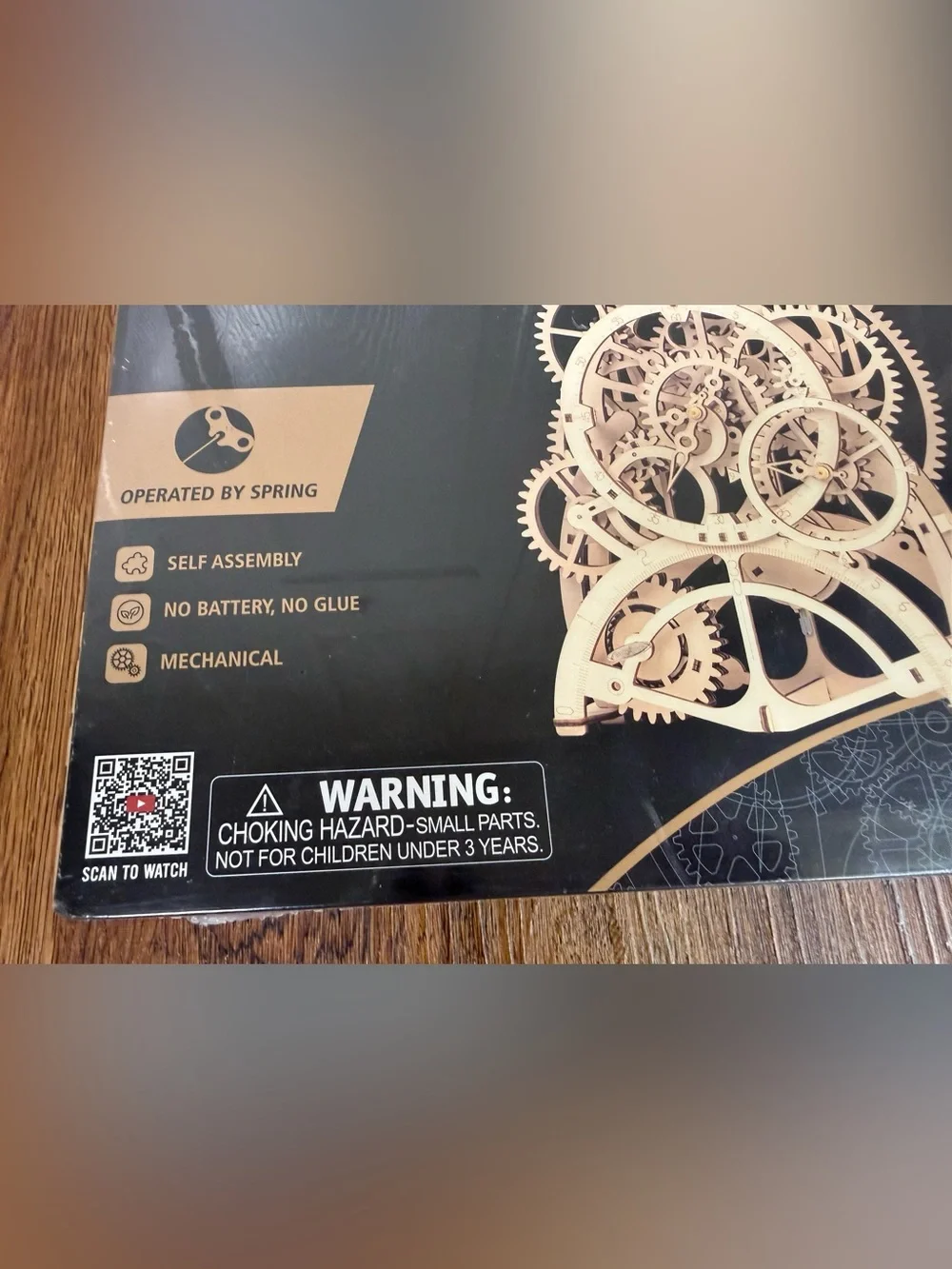 ROKR 3D wooden Pendulum Clock puzzle - mechanical gears